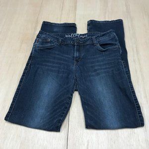 women size 13 junior blue bootcut jeans